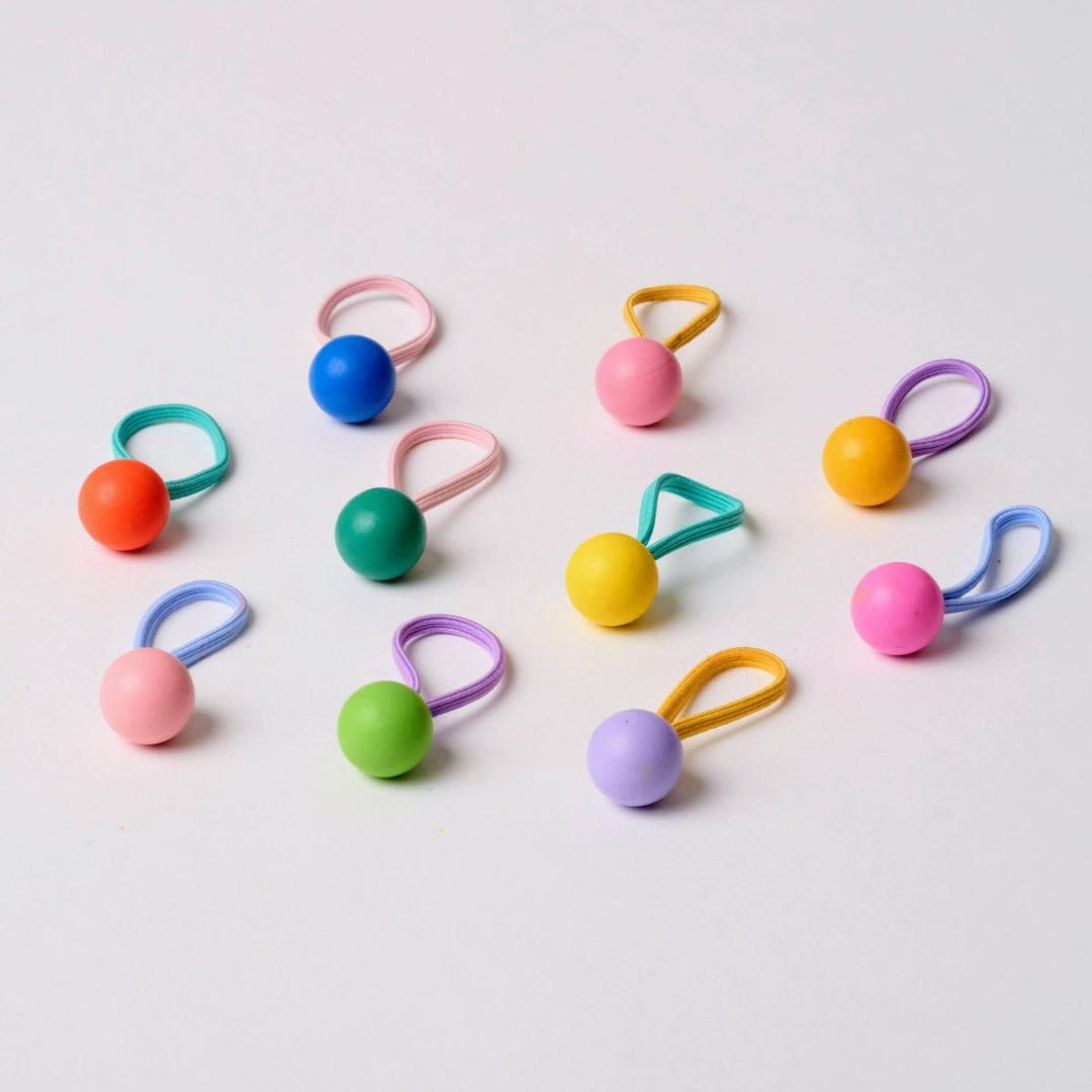 Small Hair Ties Multicolor (Set of 10)