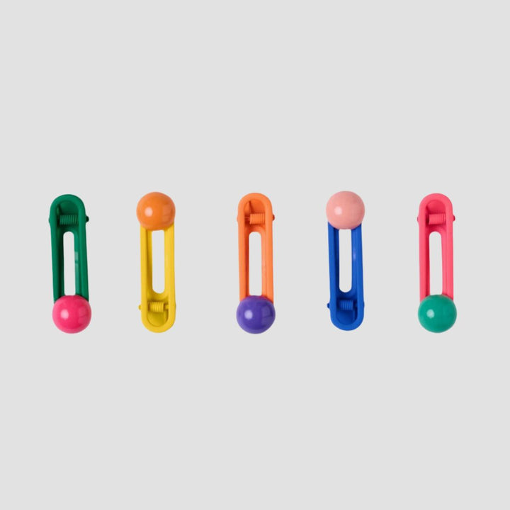 Playful Hair Clips (Set of 5)