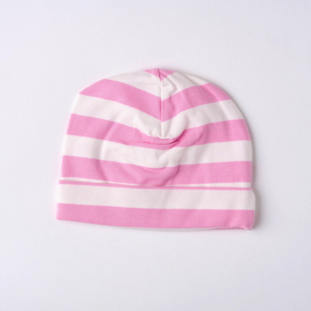 Baby Cap Organic - Prism Pink Stripes