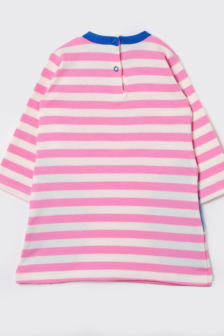 Long Sleeve Tunic - Prism Pink Stripes