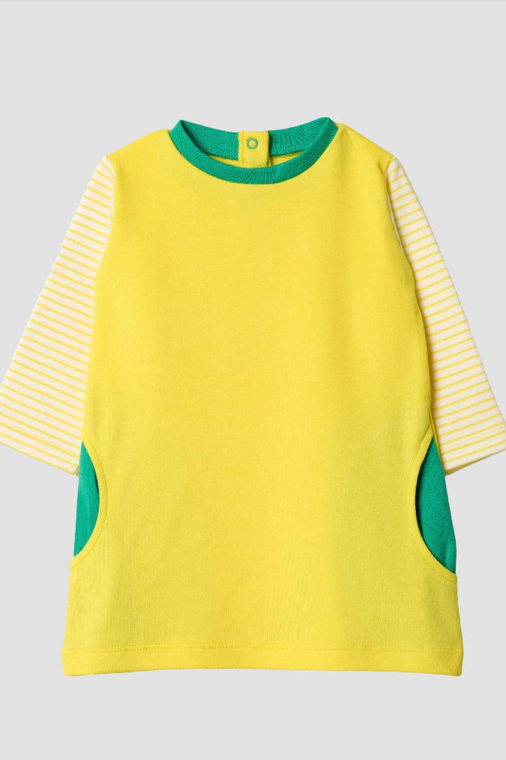 Long Sleeve Tunic - Buttercup Yellow