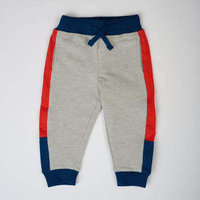 Sporty Color block Sweatpants/ Joggers - Grey