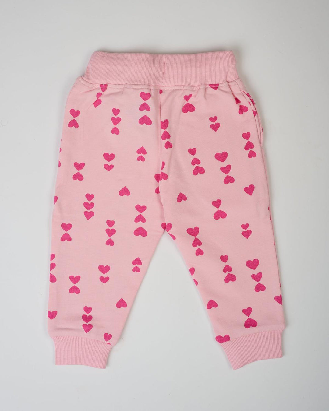 The Hearts Joggers - Pink on Pink