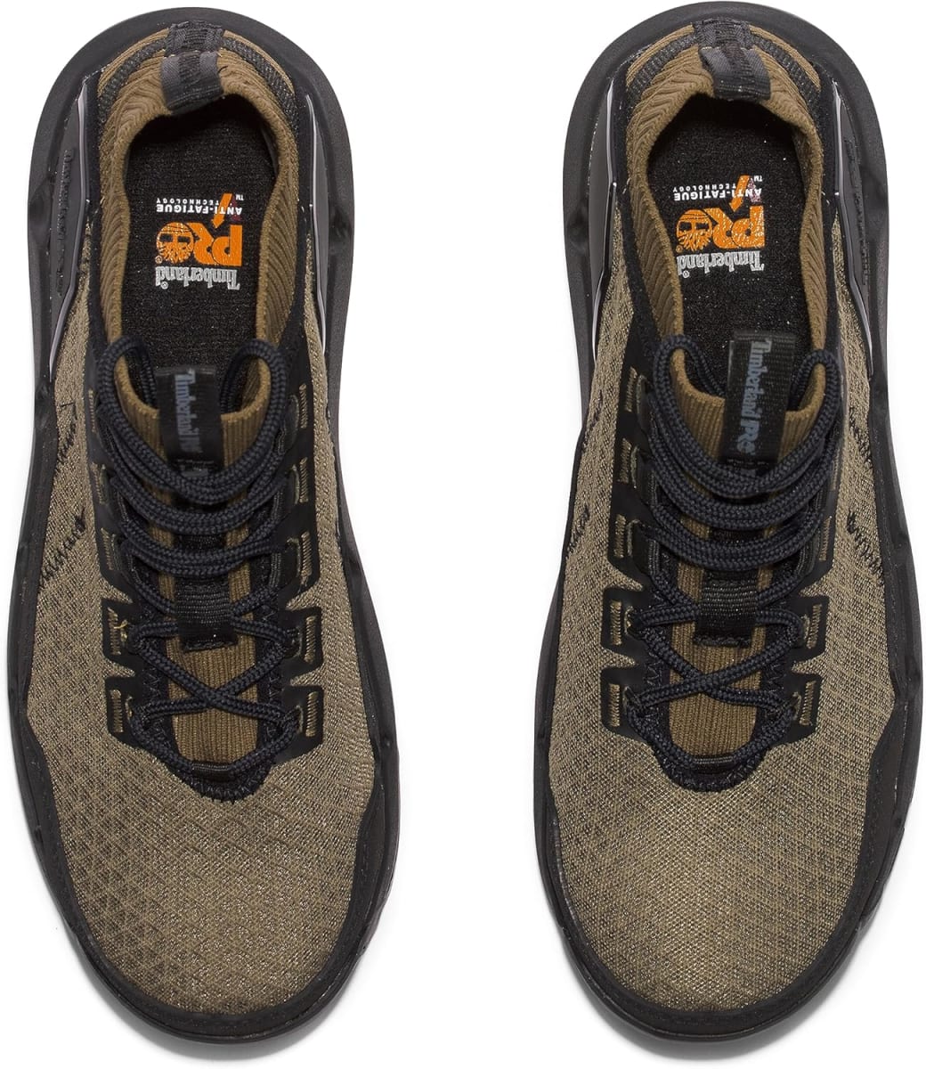 Morphix Chukka Composite Safety Toe - Green/Olive/Black