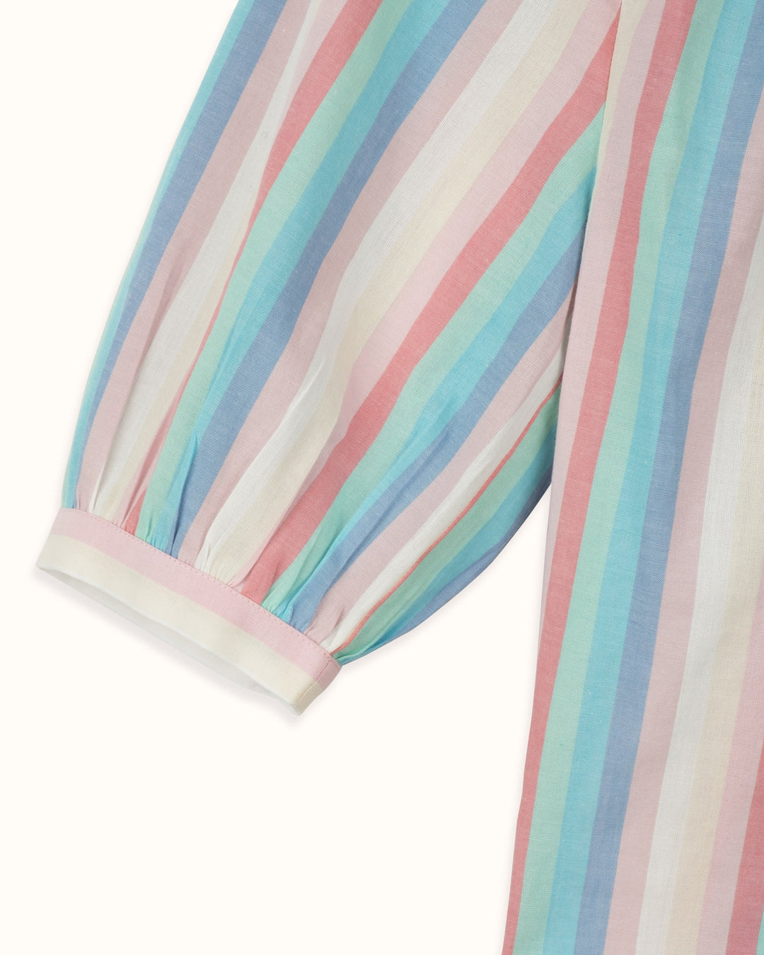 Edie Top - Rainbow Wove Stripe