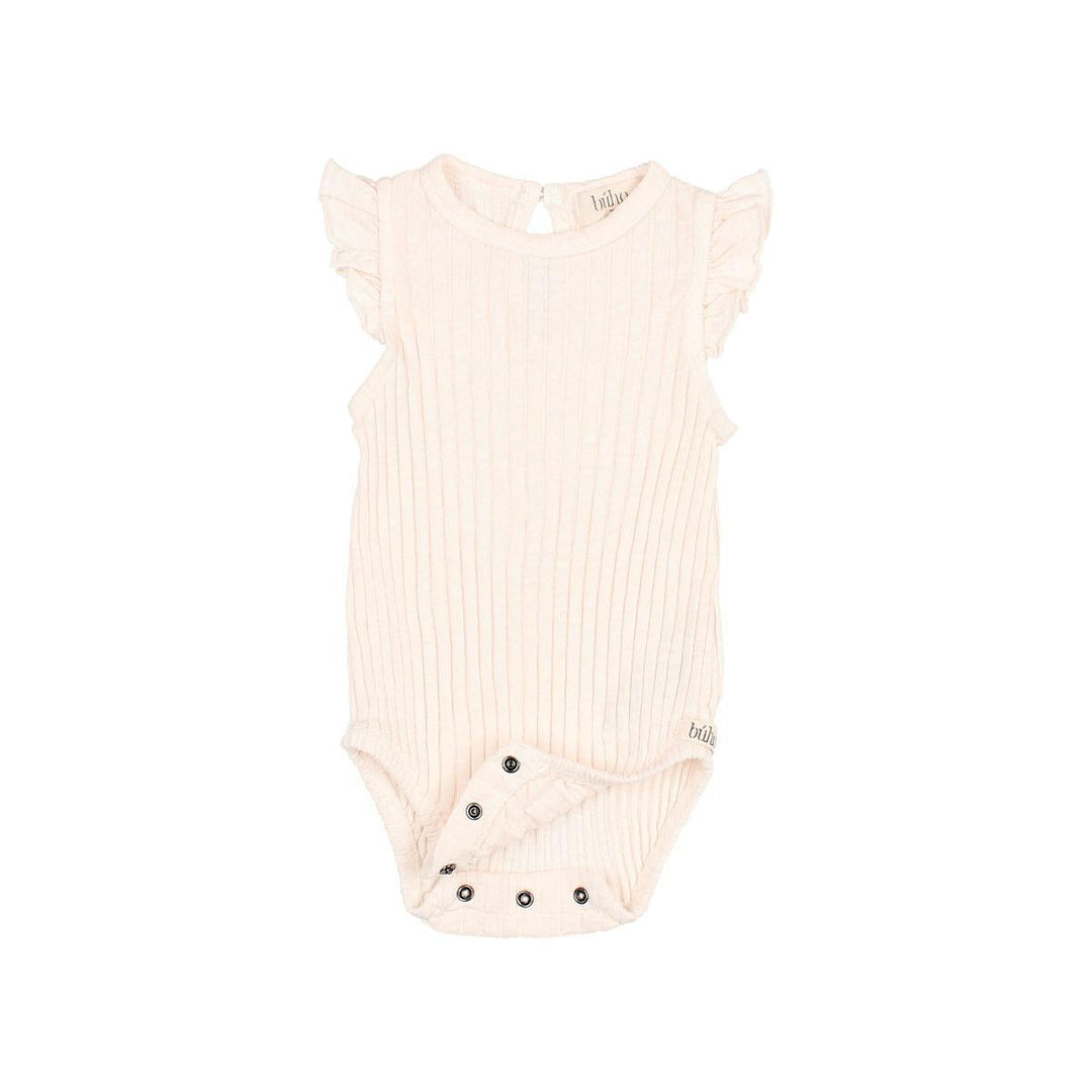 Rib Ruffle Bodysuit