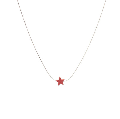 Stella ~ Salty Pendants - Red - 925 Sterling Silver