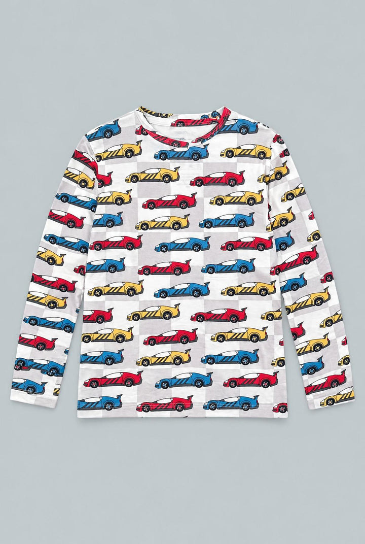 Big Kid Pajama - Matchbox Cars