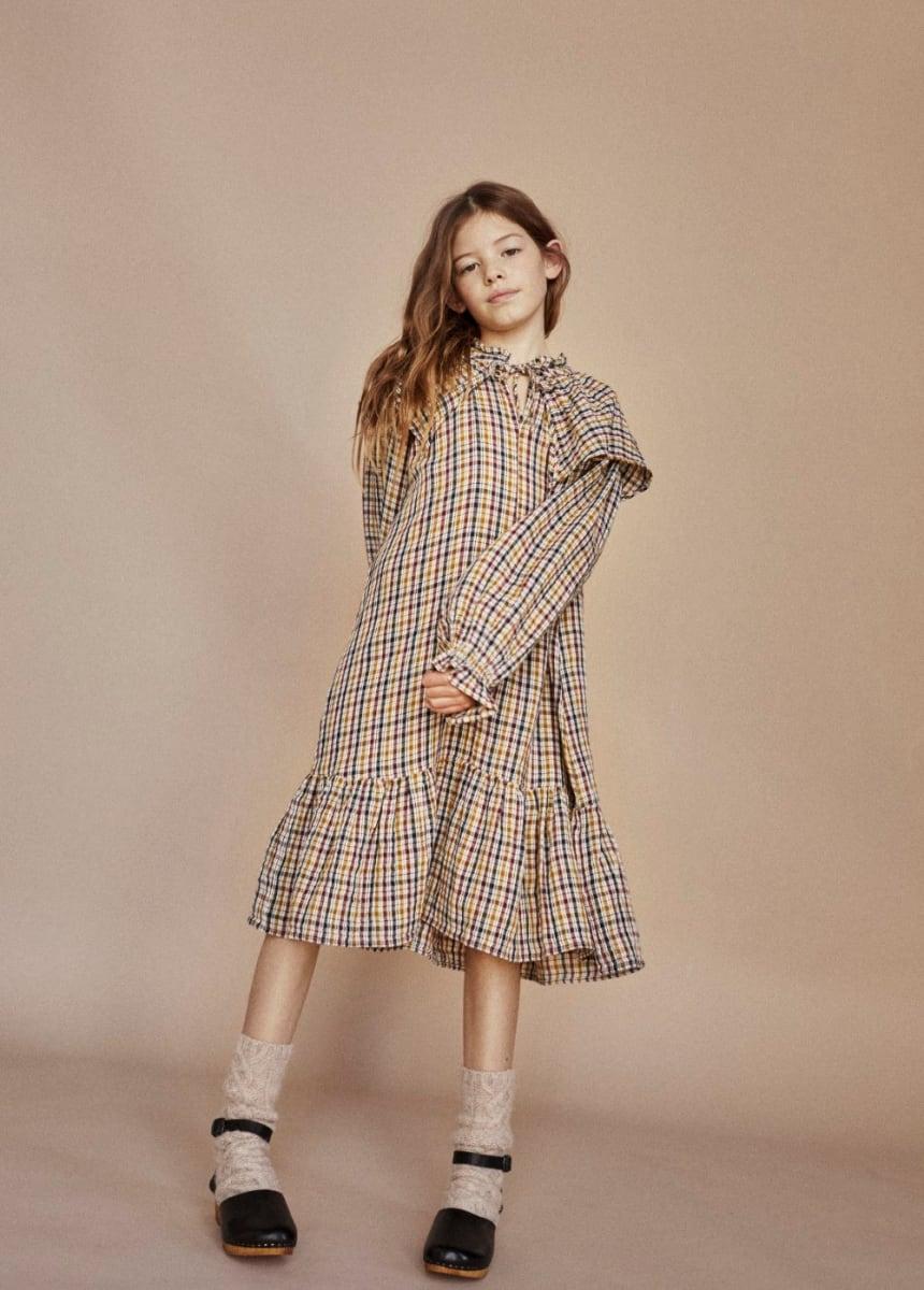 Benerice Dress - Multicolor Check