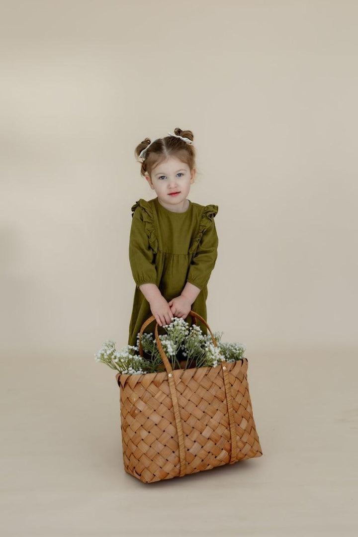 Kimber Long Sleeve Dress - Avocado