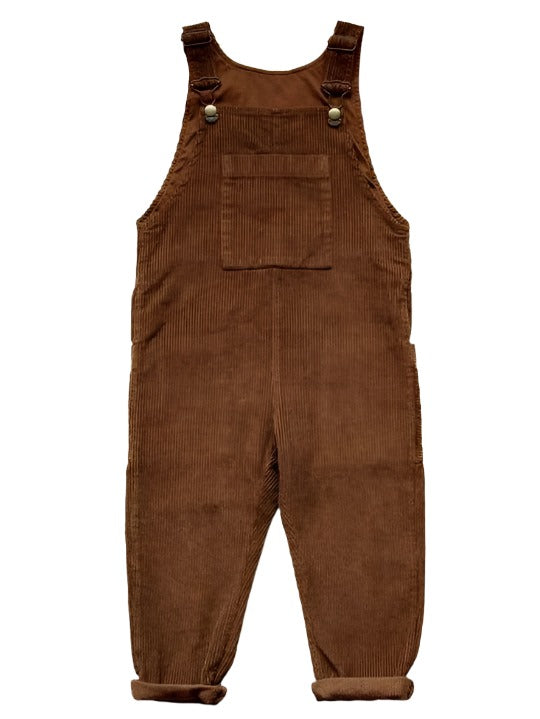 The Wild and Free Cord Dungaree Overall - Rust One Pieces The Simple Folk 