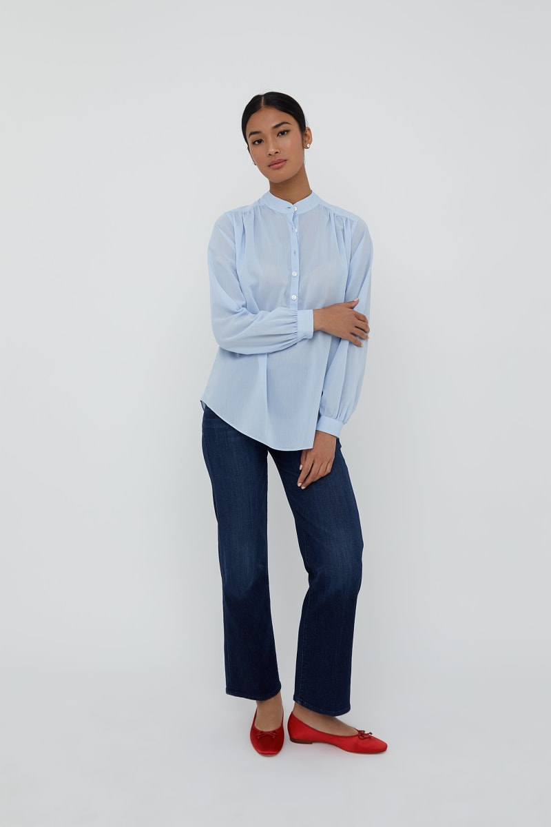 Boho Shirt - True Blue