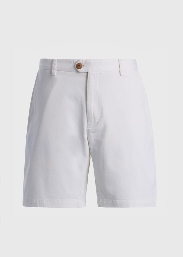 Cotton Twill Logo Short - Stone