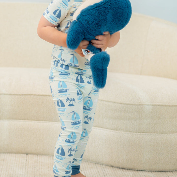 Big Kid Pajama S/S - Sailboats