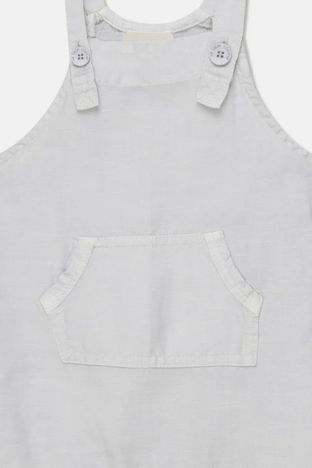 Tencel linen overalls - Soft grey
