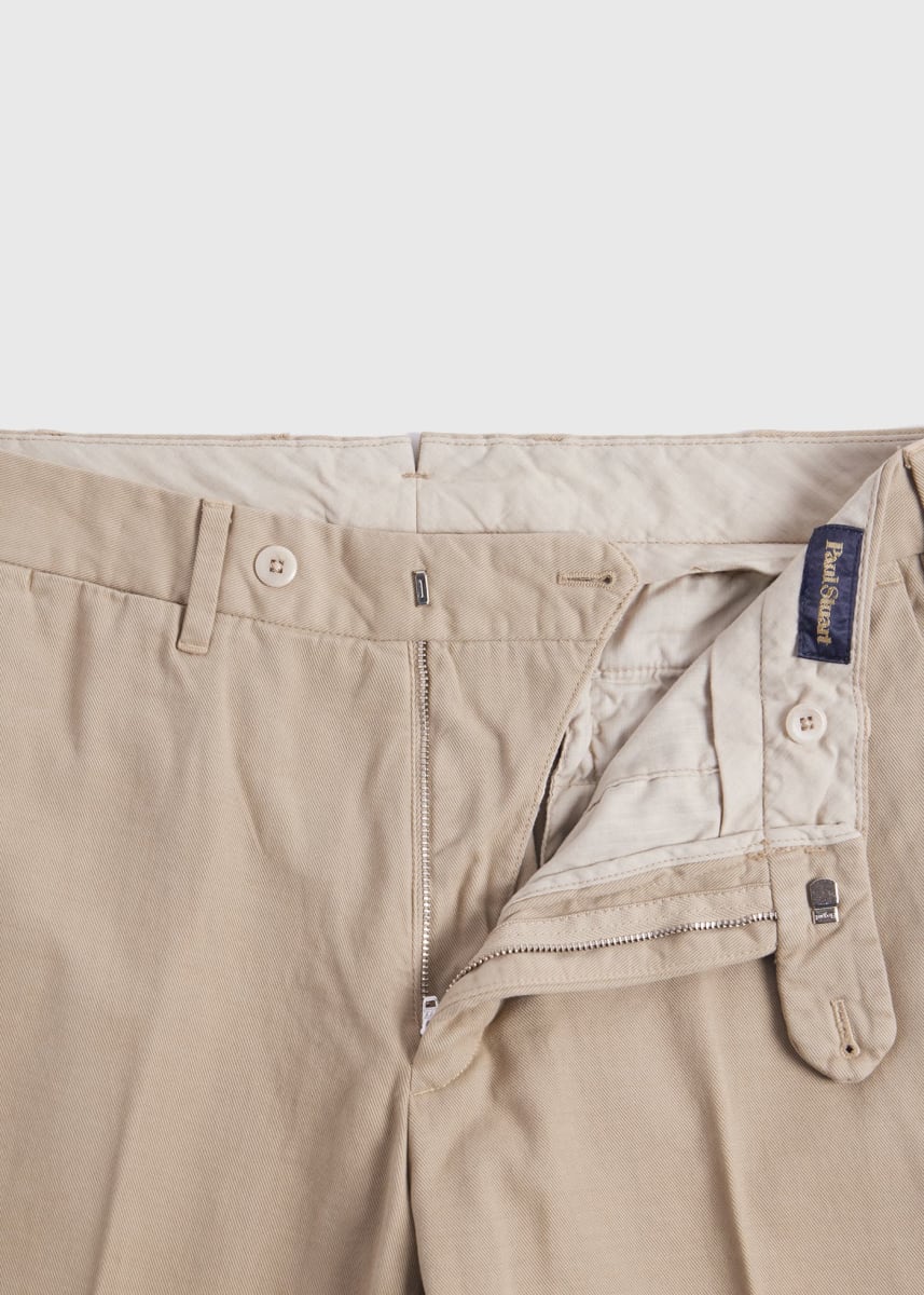 Cotton & Cashmere Trouser - Khaki