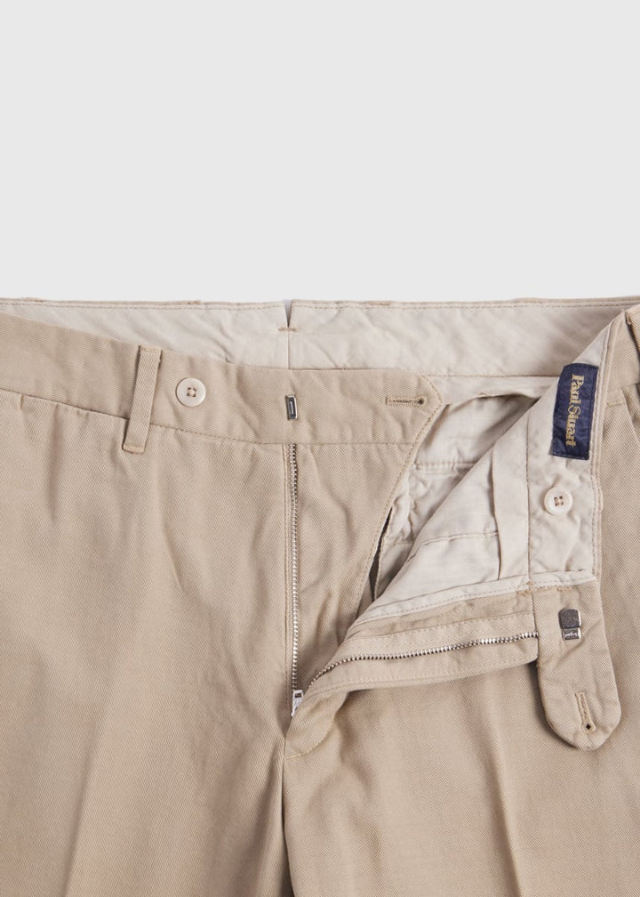 Cotton & Cashmere Trouser - Khaki