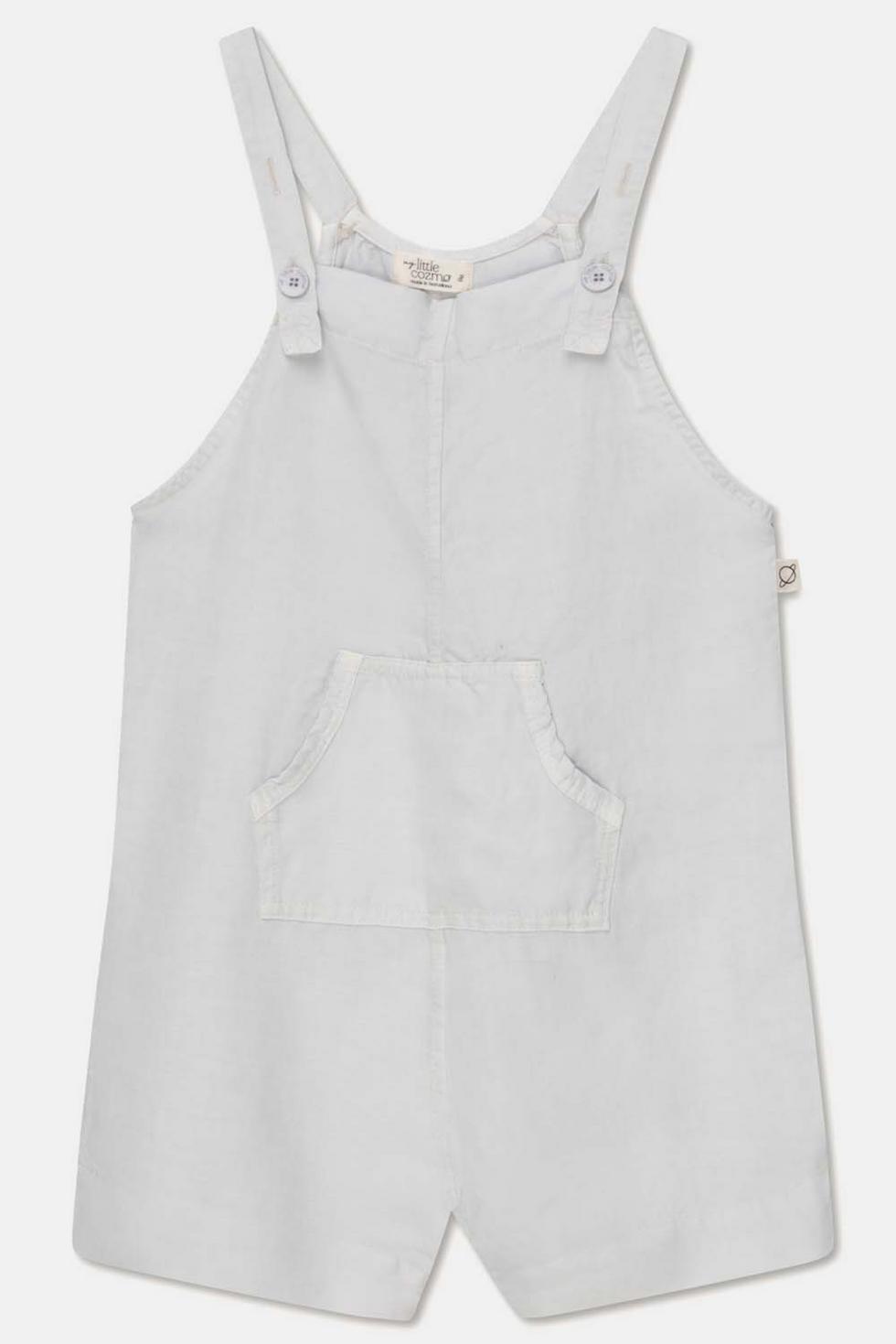 Tencel linen overalls - Soft grey