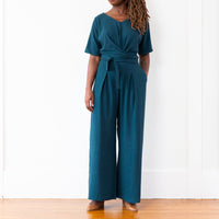 The Isabel Jumpsuit (Long) - Pine