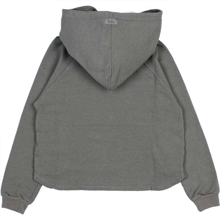 Fleece Hooded Sweatshirt - Graphite Sweatshirt Buho 