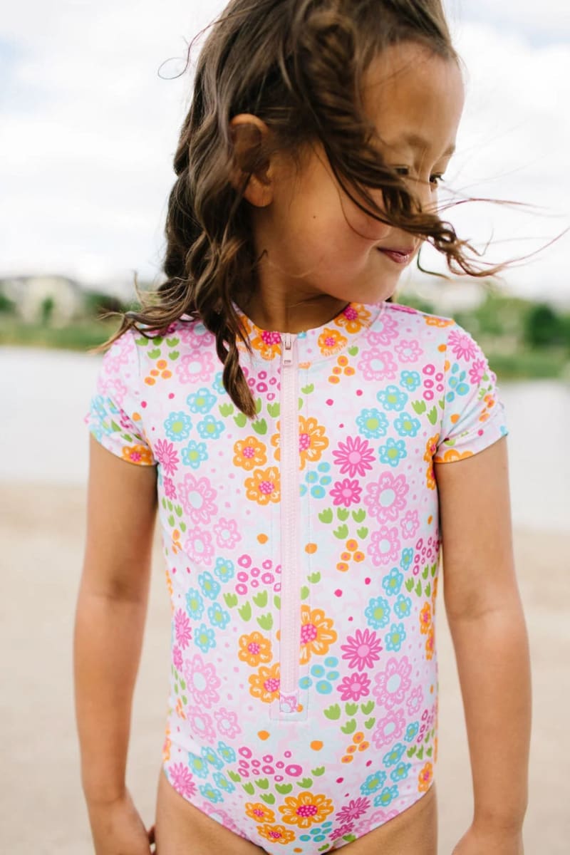 Zoey Swim - Pink Flowers
