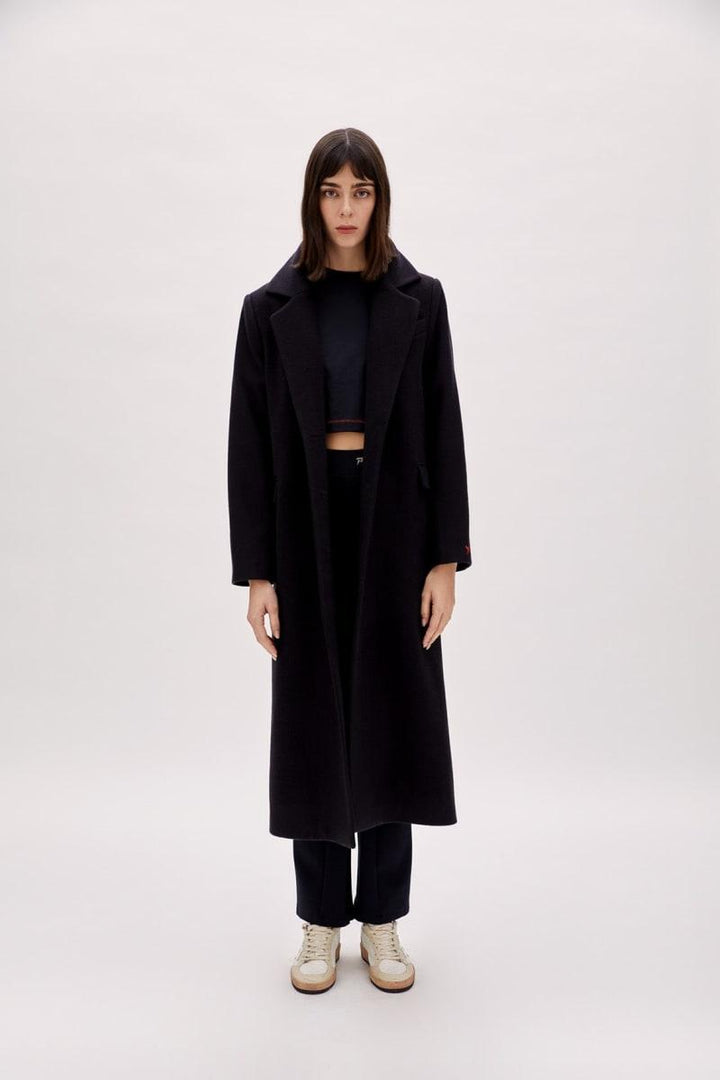 Wool Women Coat - Black