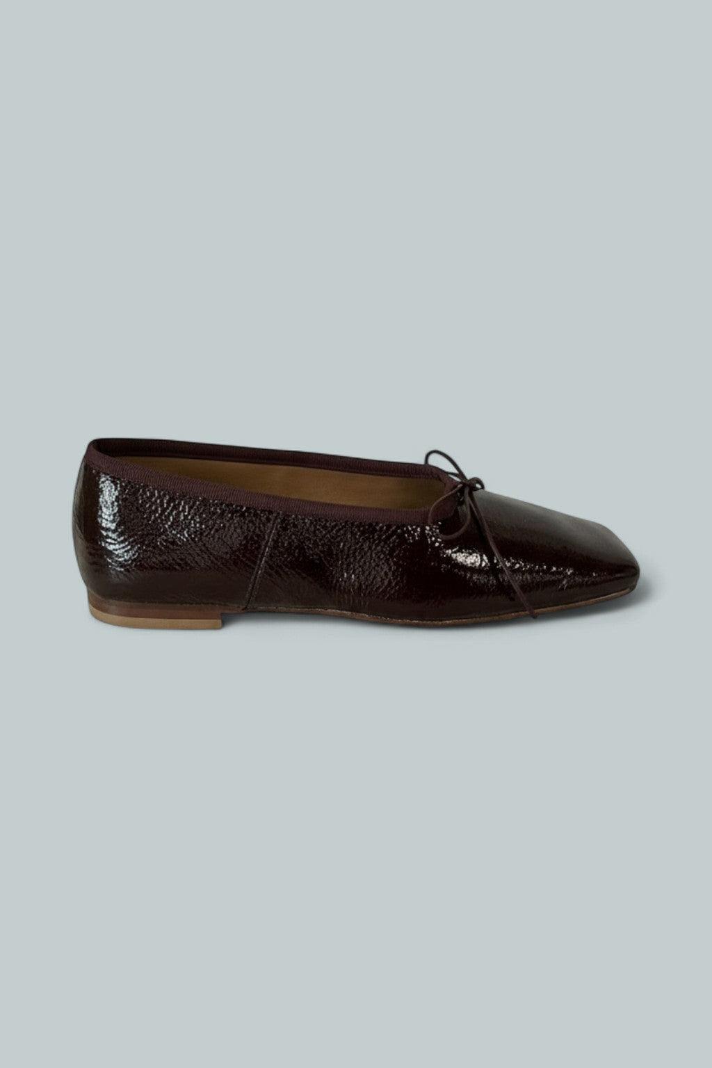 Women's Square Toe Ballerina Flats - Oxblood