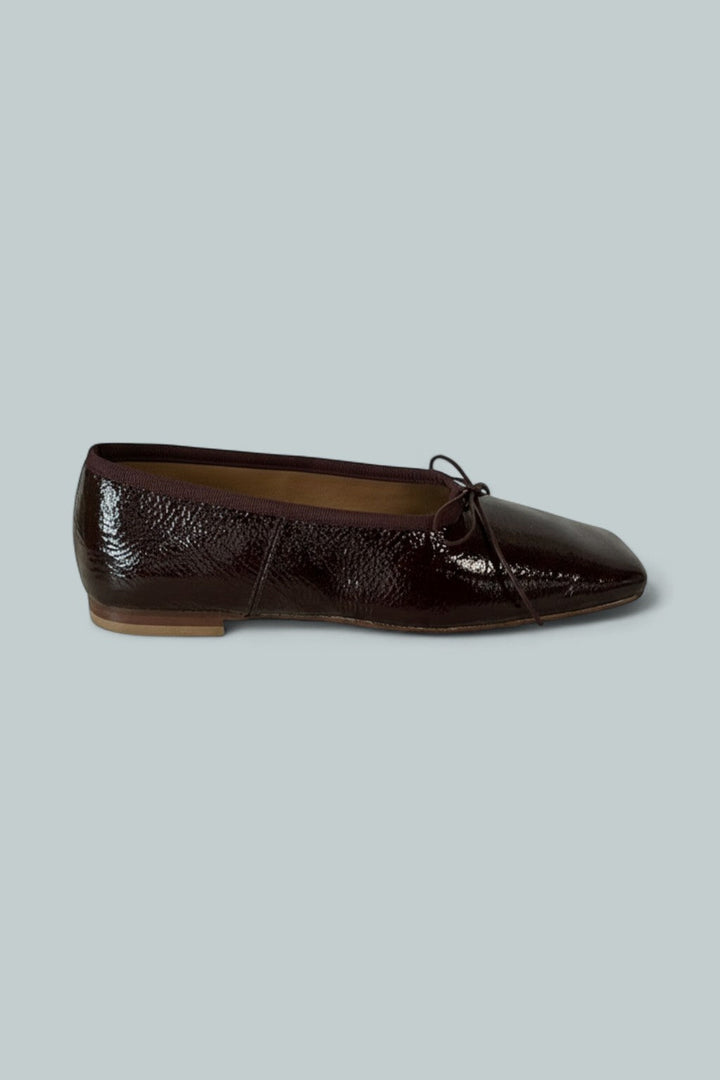 Women's Square Toe Ballerina Flats - Oxblood