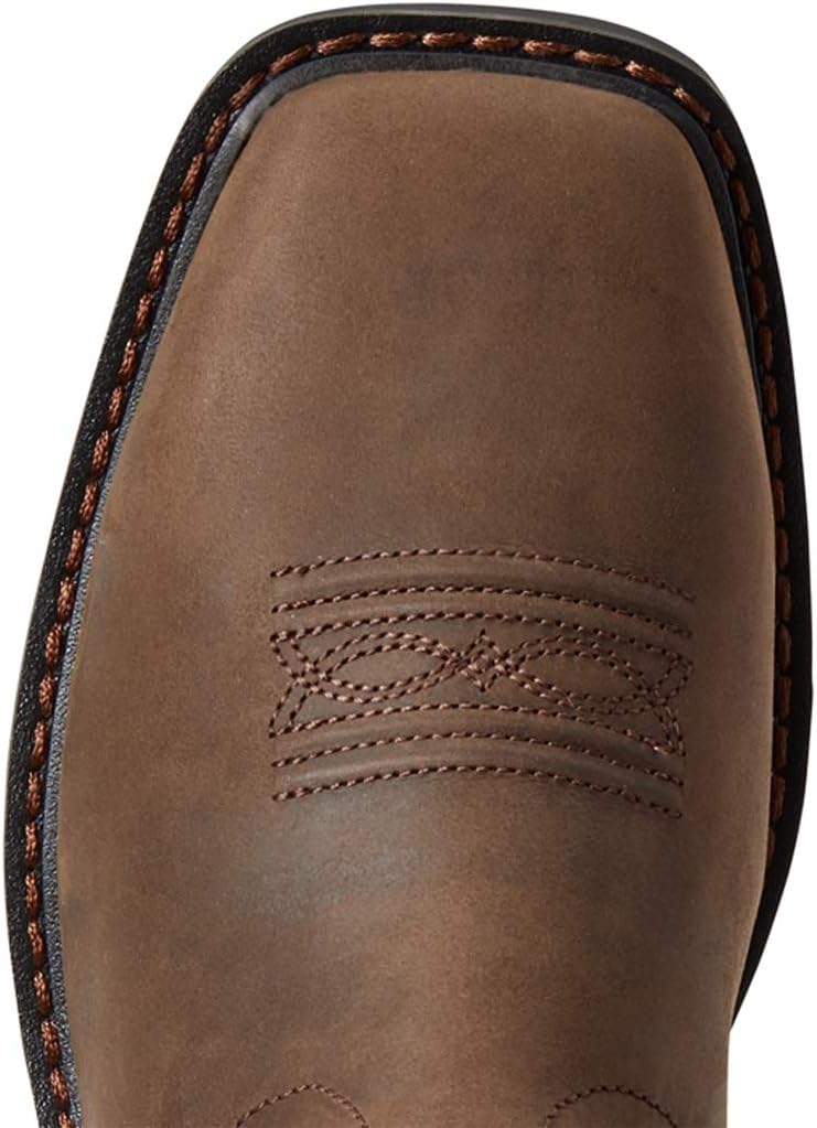 Krista Waterproof Steel Toe Work Boot - Dark Brown