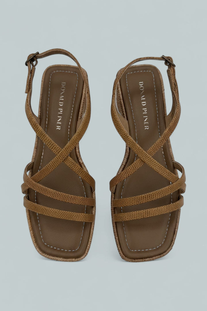 Rosalie Slingback Sandals - Saddle