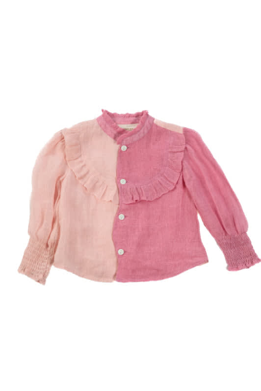 Squiggle Linen Set - Pink