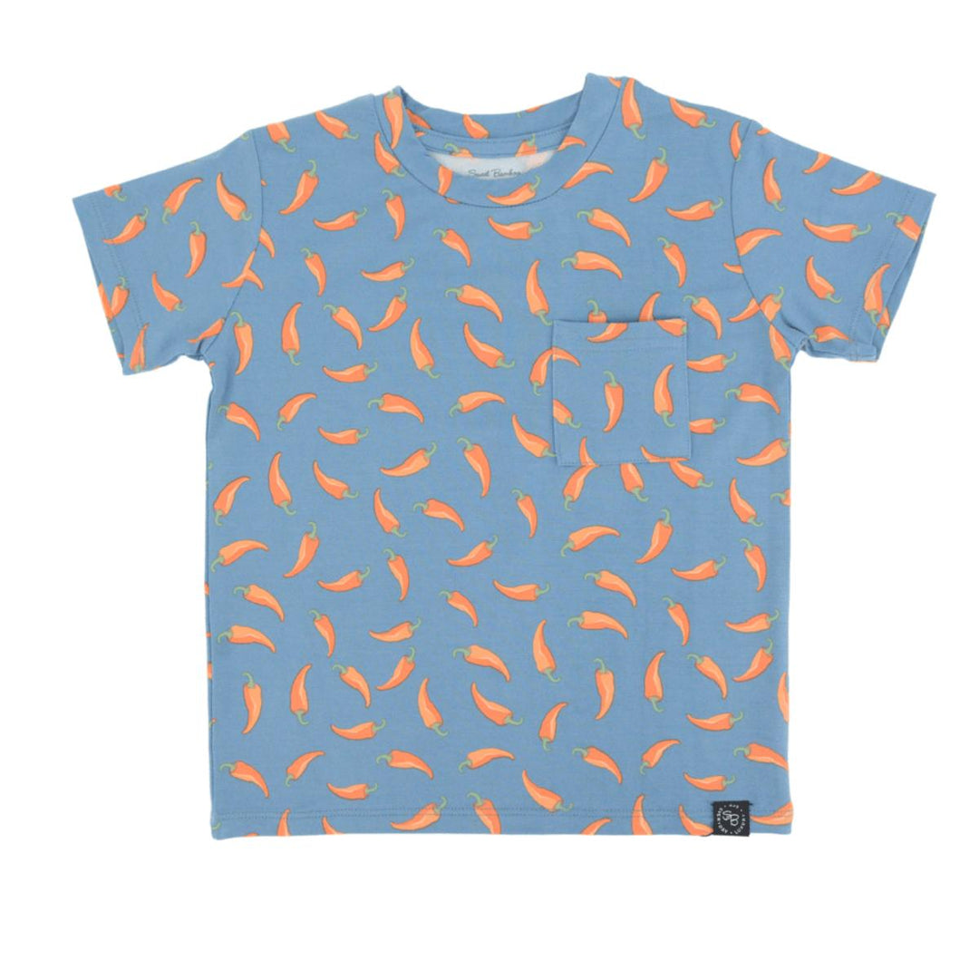 Crew Neck Tee - Chili Pepper