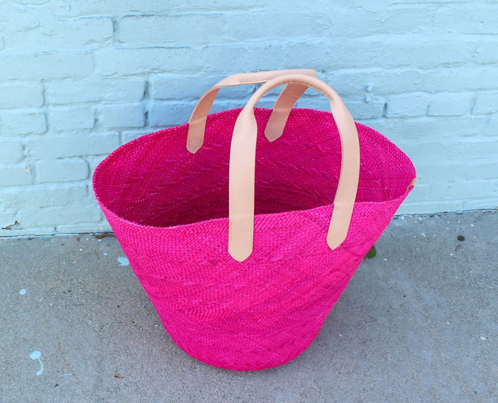 Maracaibo Hot Pink Large Basket