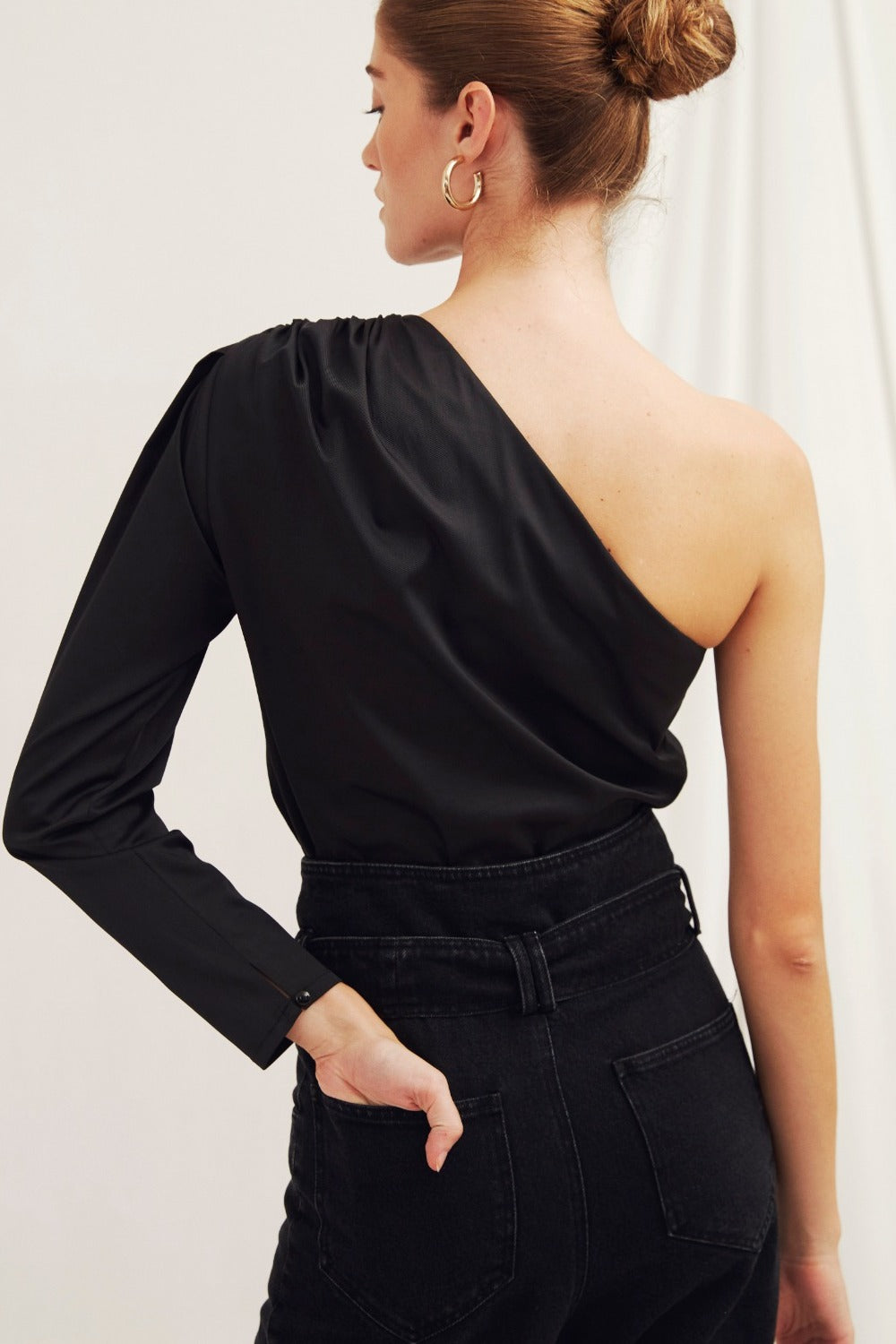 Jacky Cotton Top - Black