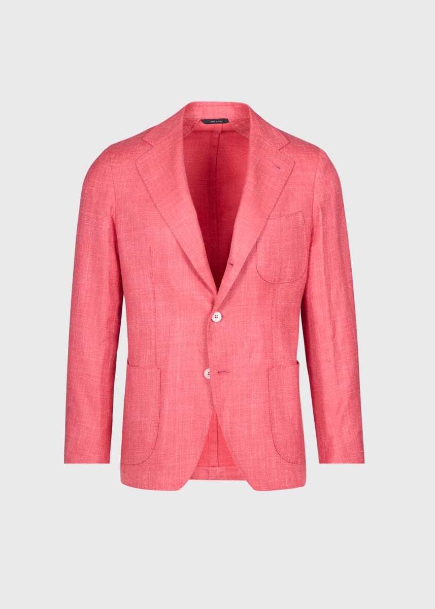 Hopsack Jacket - Coral - Blazer