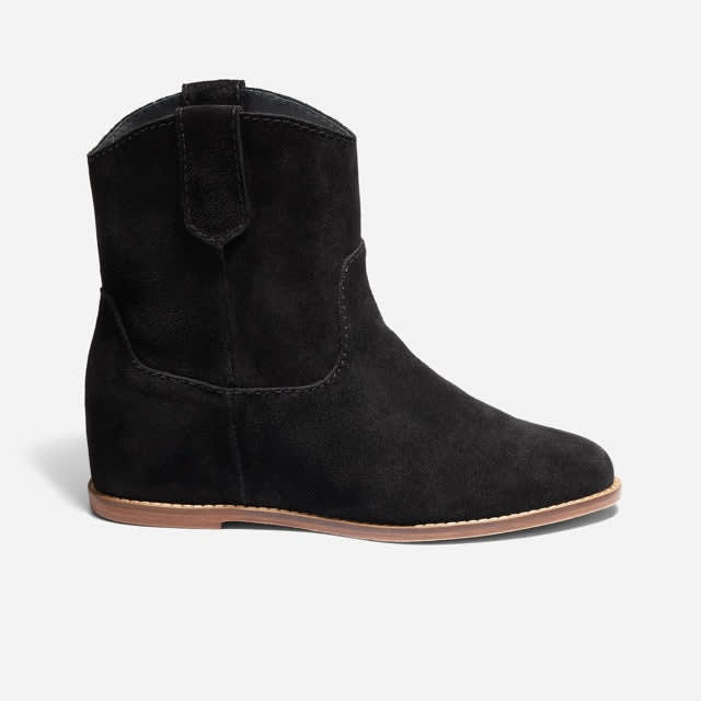 Amaya Bootie - Black Suede