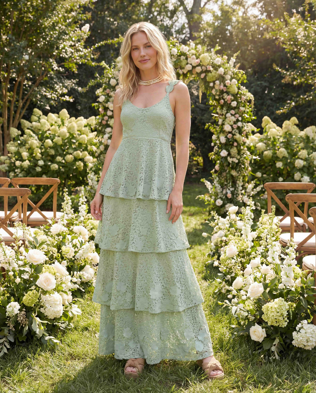 Emmy Dress - Minty Green