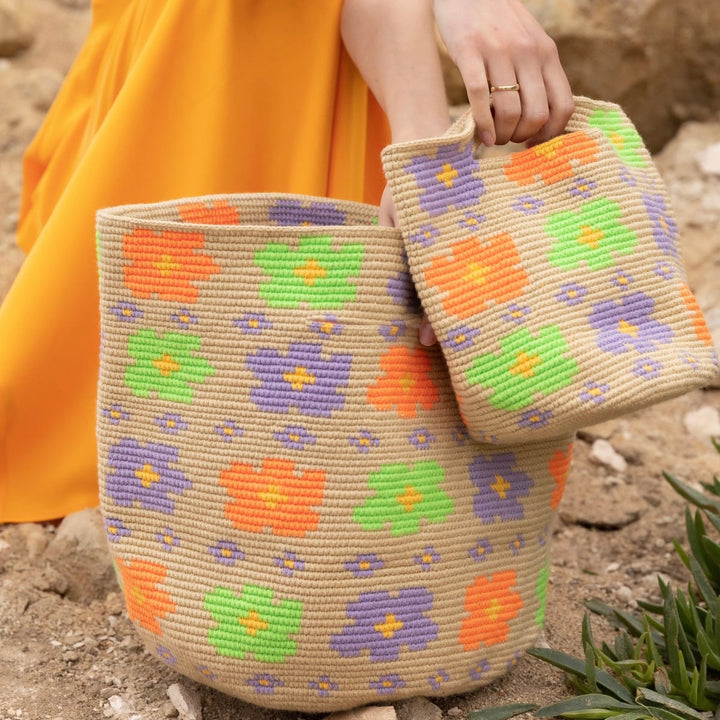 Mini Daisy Shopper - Multicolored