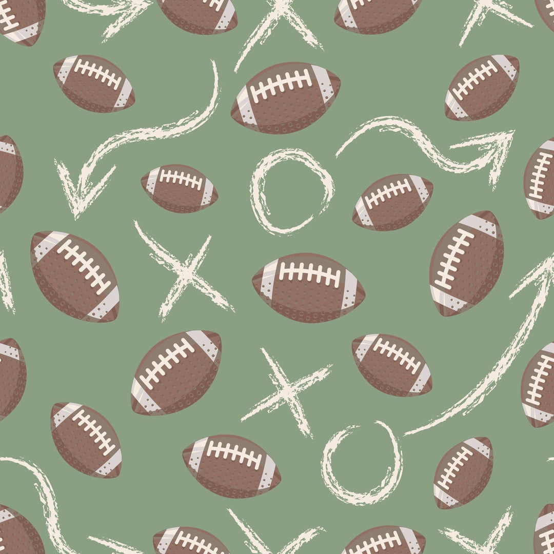 Burp Cloth - Football