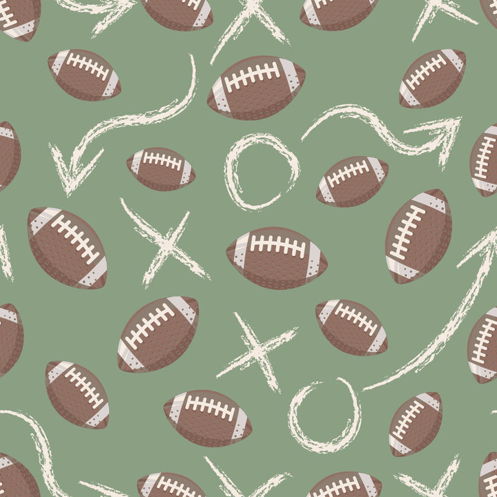 Burp Cloth - Football
