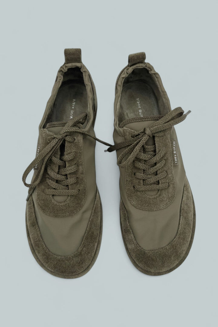 Women's Ballet Sneakers - Army/Aneto