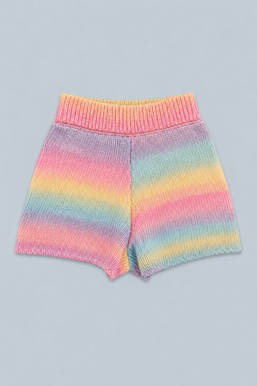 Poppy Ombre Sweater Shorts - Pastel/Multi