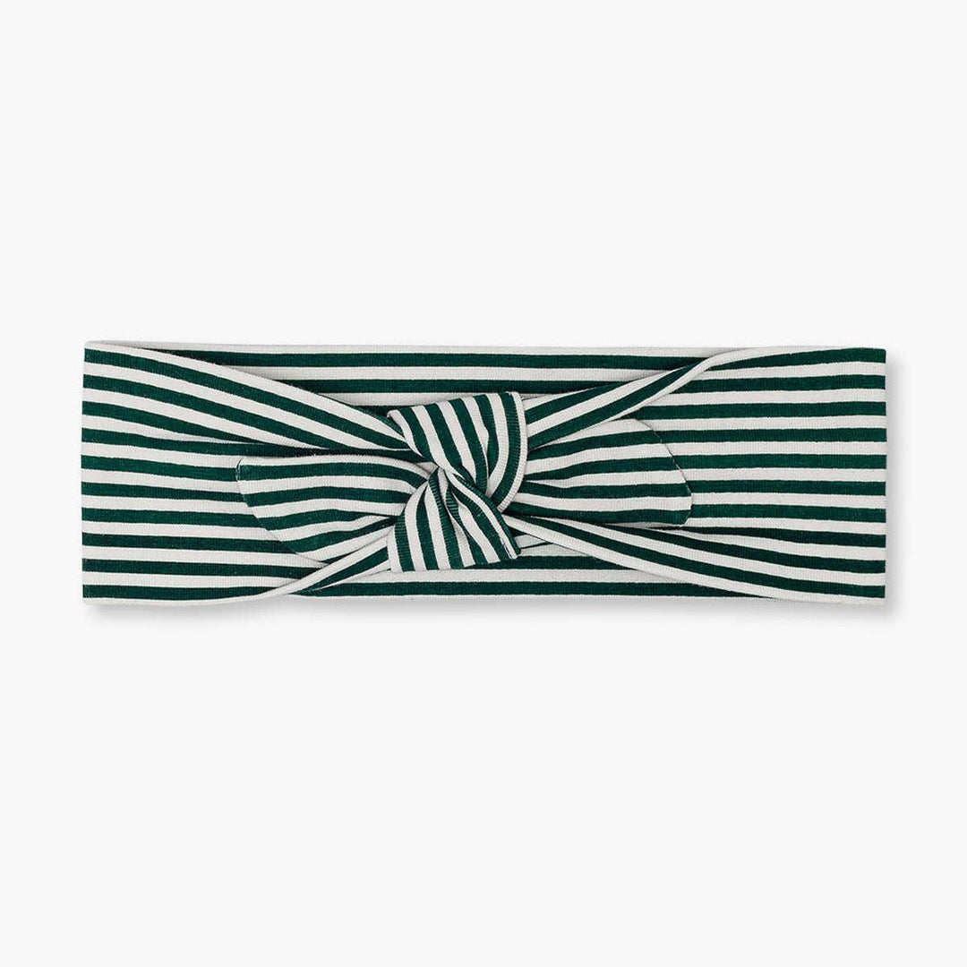 Baby Headband - Green Stripe