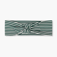 Baby Headband - Green Stripe