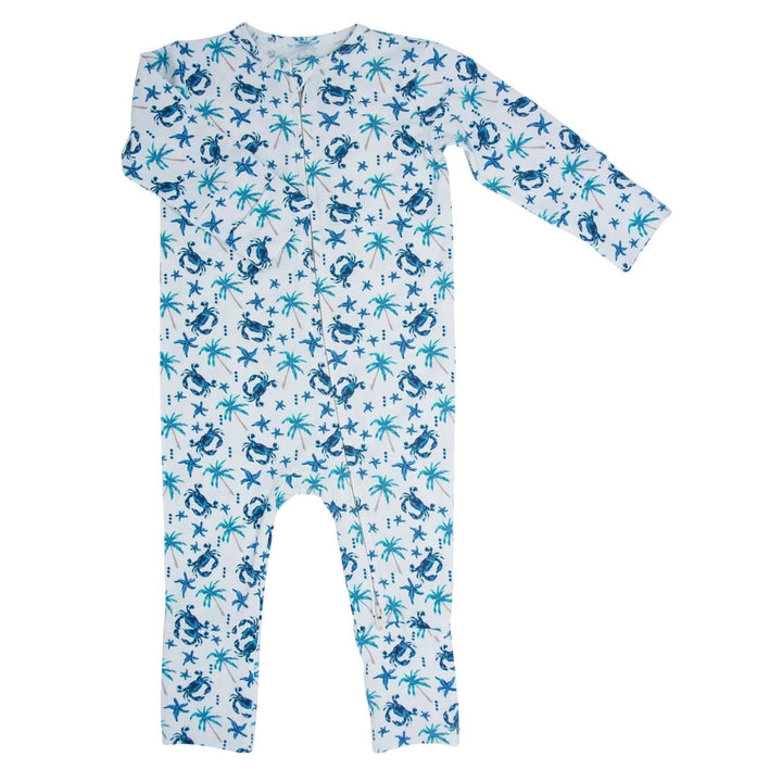 Blue Crabs Convertible Romper - Beach Days