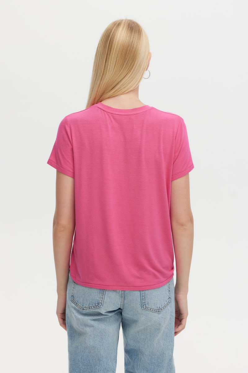 Jane Perfect Tee - Cerise