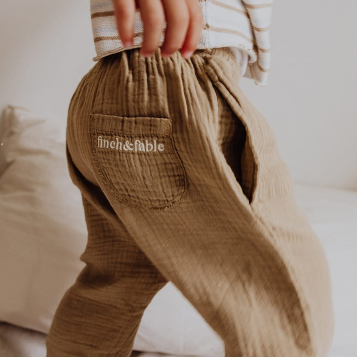 Gauze Pants - Bronze