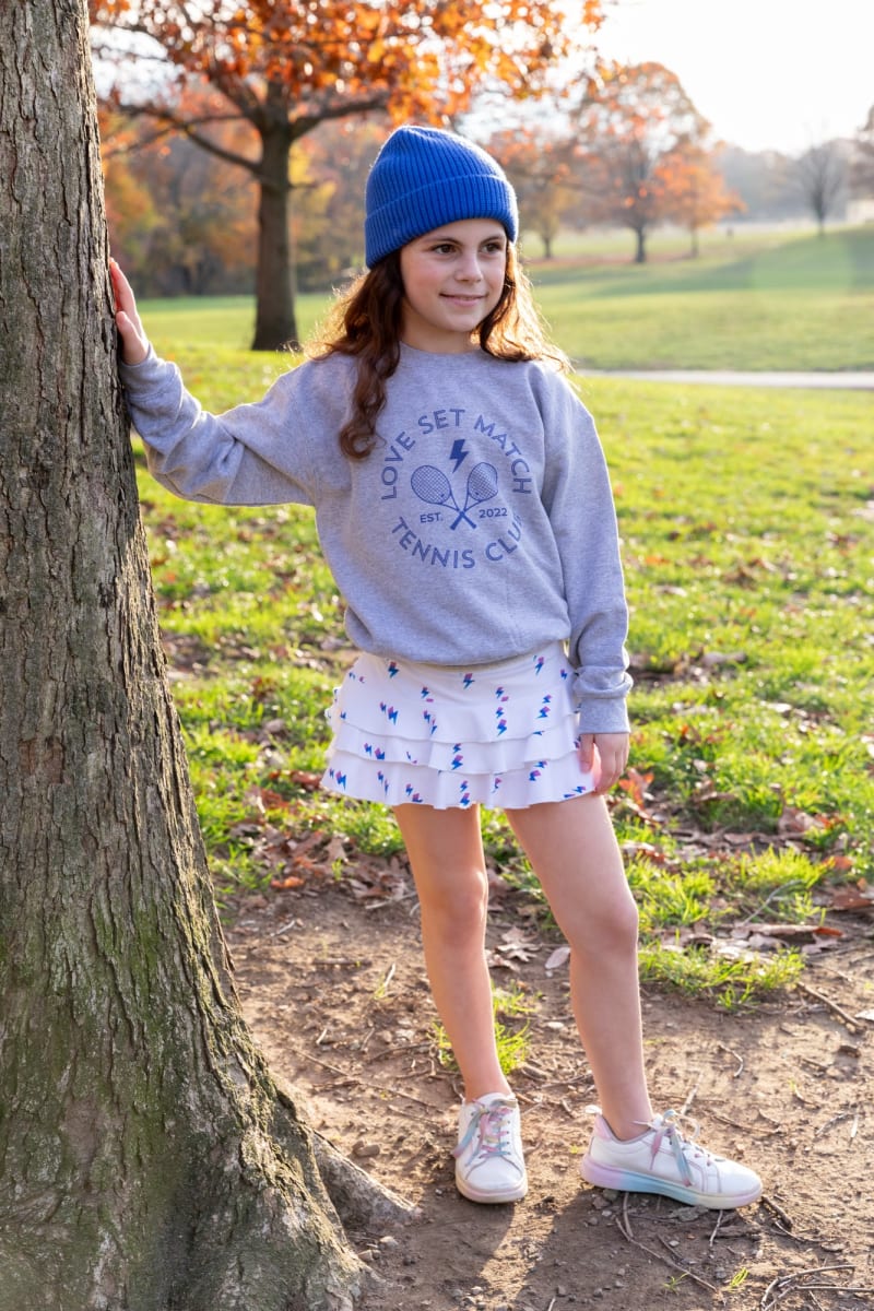 Girls Club Flash Sweatshirt - Gray