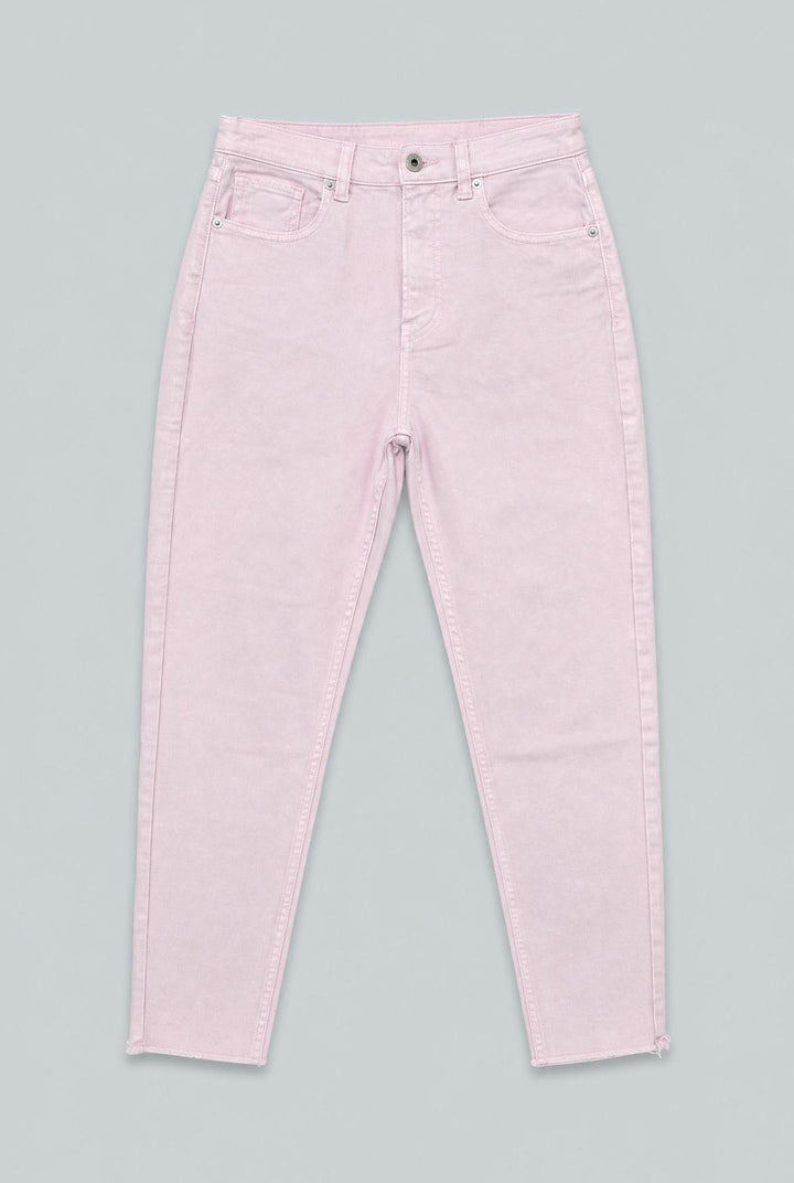 Straight Leg Mom Jean - Purple