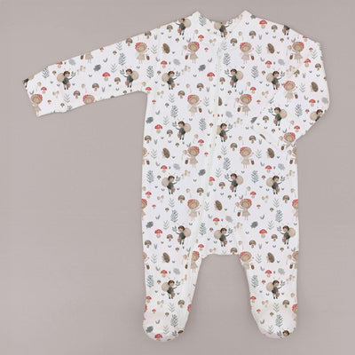 Zipper Footie - Mushroom Hunt